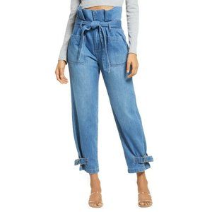 BLANKNYC Chambray Tapered Pants Jeans Dancing 29